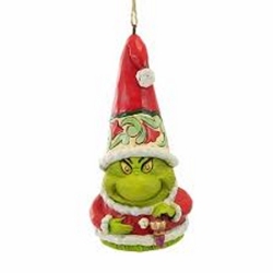 Jim Shore Grinch Gnome Holding Ornament